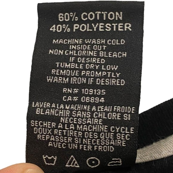 UNK NBA Men's BROOKLYN NETS Black Gray White Short Sleeve T-Shirt MEDIUM - Picture 5 of 6